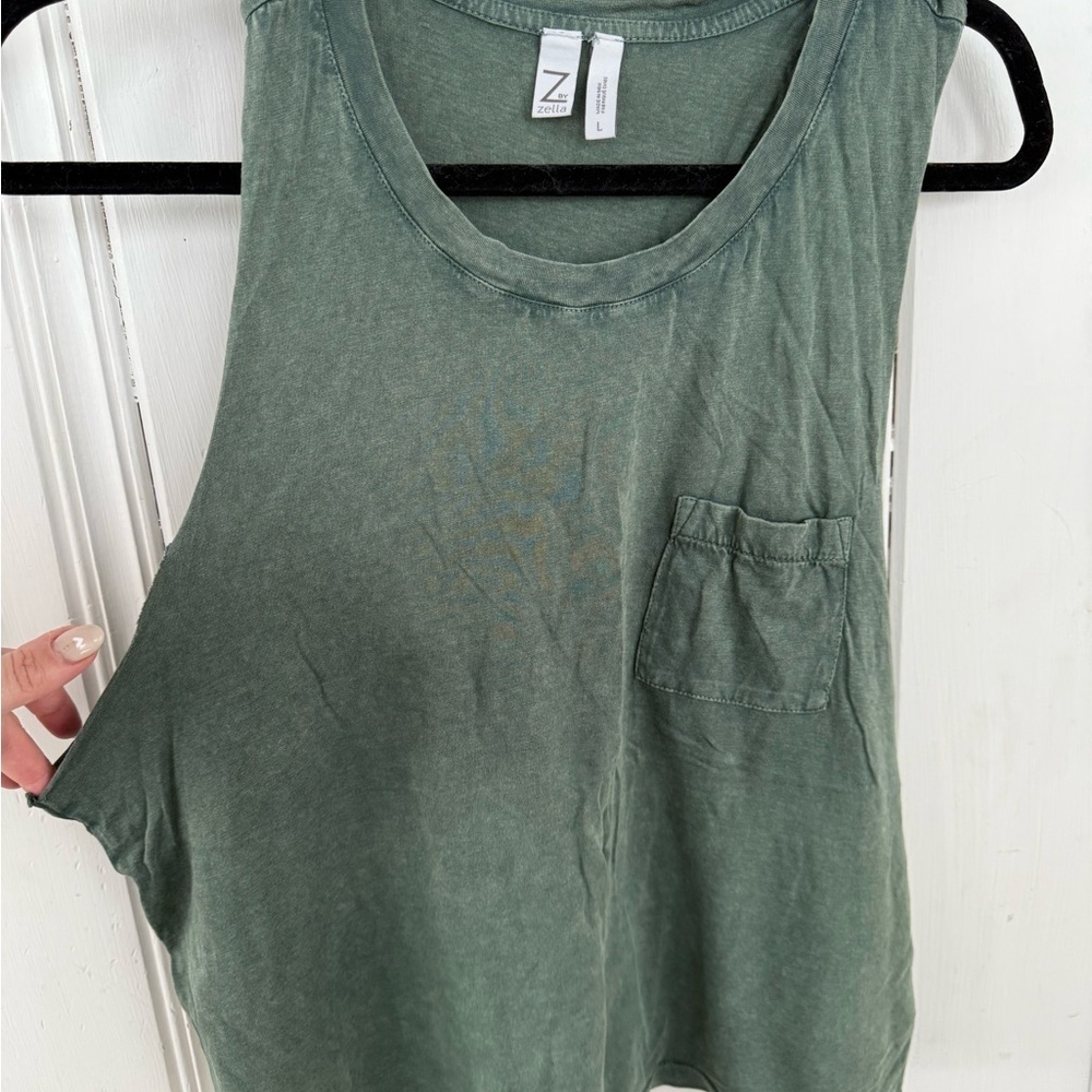 Zella Green Muscle Tee for Women